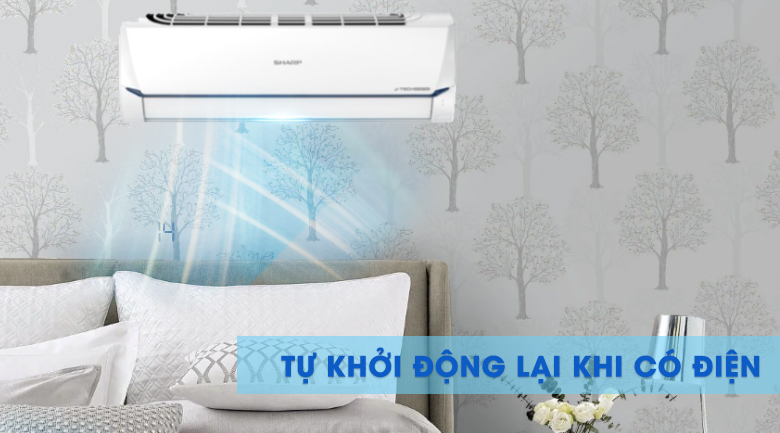 tự khởi động khi có điện-Máy lạnh Sharp AH-X12XEW