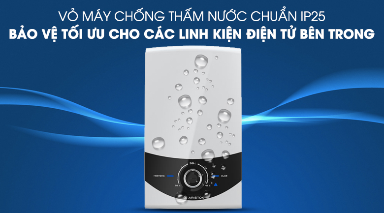 Vỏ chống thấm IP25 - Máy nước nóng Ariston SMC45PE-VN 4.5kW