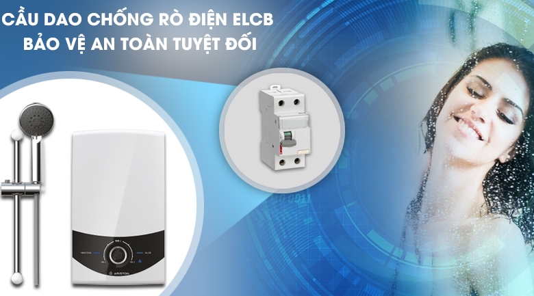 Cầu giao ELCB - Máy nước nóng Ariston SMC45PE-VN 4.5kW