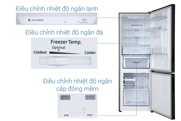 Tu Lanh Samsung Inverter 307 Lit Rb30n4170bu