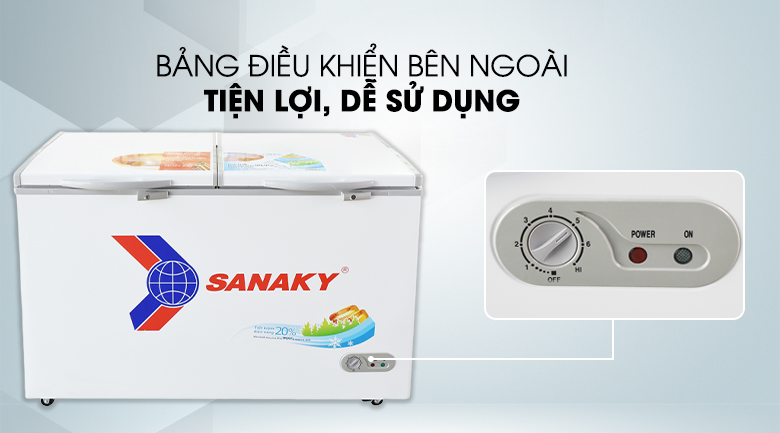 Tủ đông Sanaky 410 lít VH 5699HY