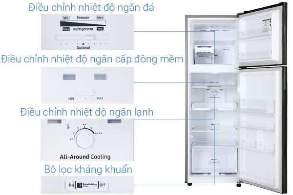 Tu Lanh Samsung Inverter 256 Lit Rt25m4032bu