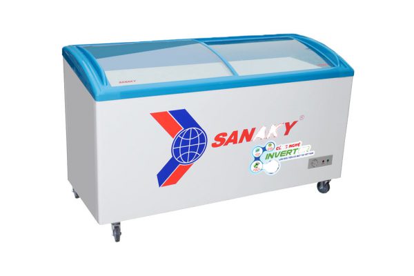 Tu Dong Mat Kinh Cong Inverter Sanaky 260 Lit Vh 3899k3