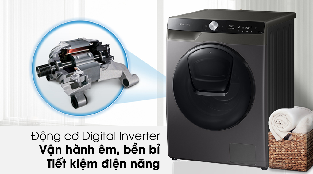 Máy giặt sấy Samsung Addwash Inverter 9.5kg WD95T754DBX