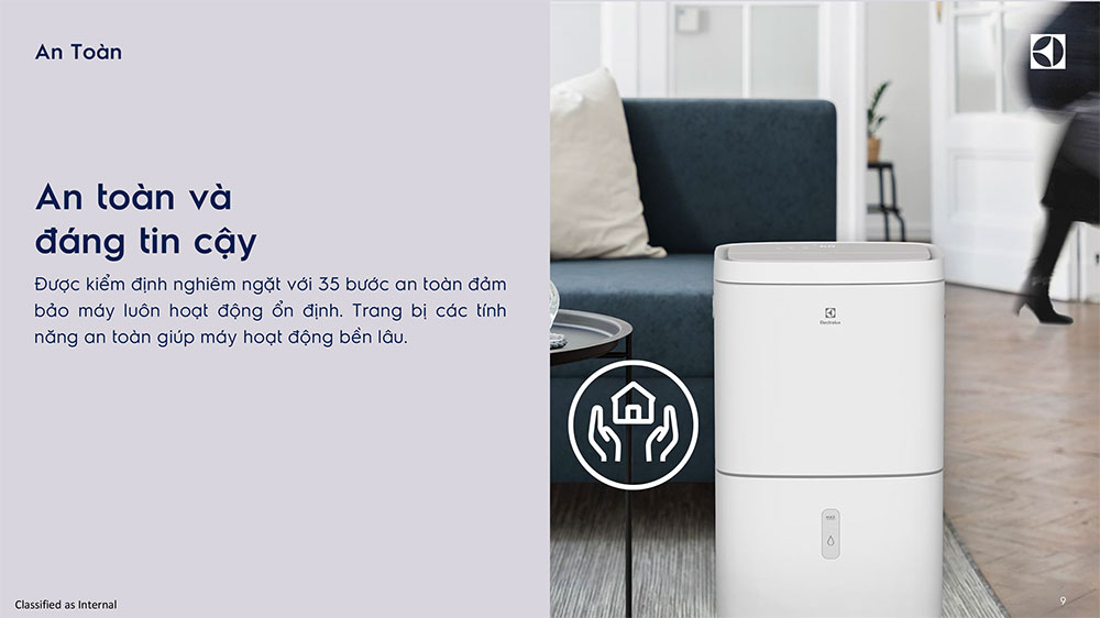 Máy hút ẩm điện tử 20L Electrolux EDH10TRW1