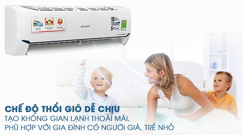 Máy điều hòa Sharp Inverter AH-X13ZW 12000Btu 1 chiều