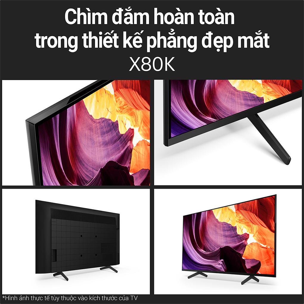 Google Tivi Sony 4K 65 inch KD-65X80K