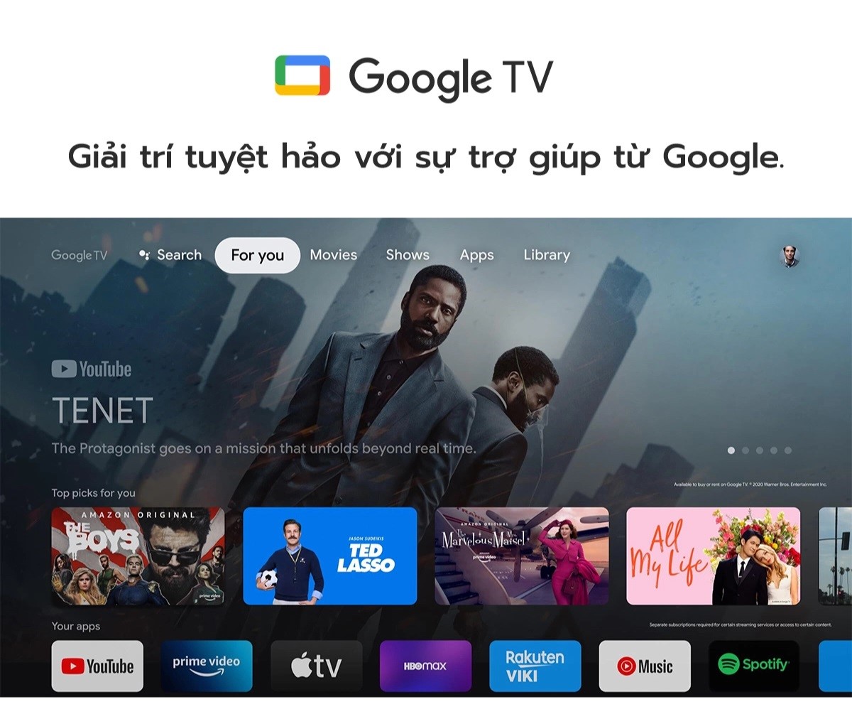 Google Tivi TCL 4K 65 inch 65T66