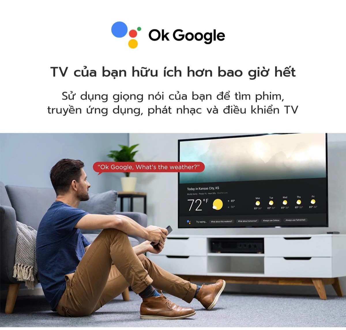 Google Tivi TCL 4K 55 inch 55T66