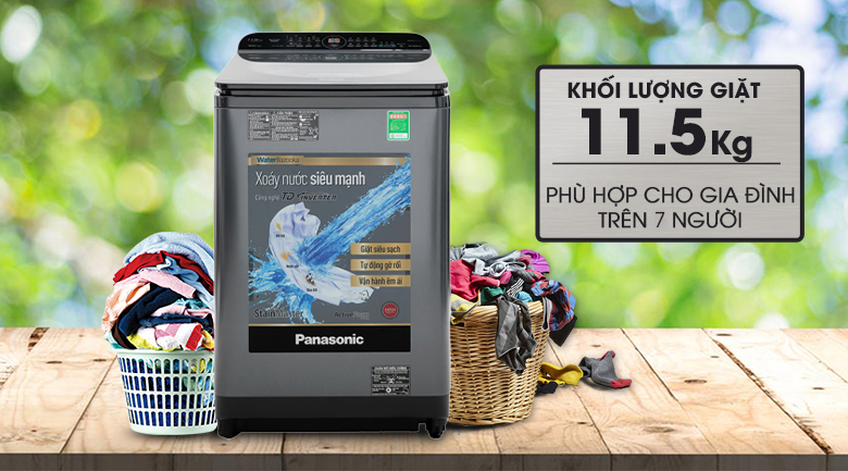 Máy giặt Panasonic Inverter 11.5 Kg NA-FD11AR1BV