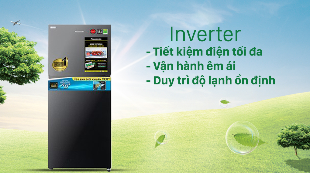 Tủ lạnh Panasonic Inverter 306 lít NR-TV341VGMV