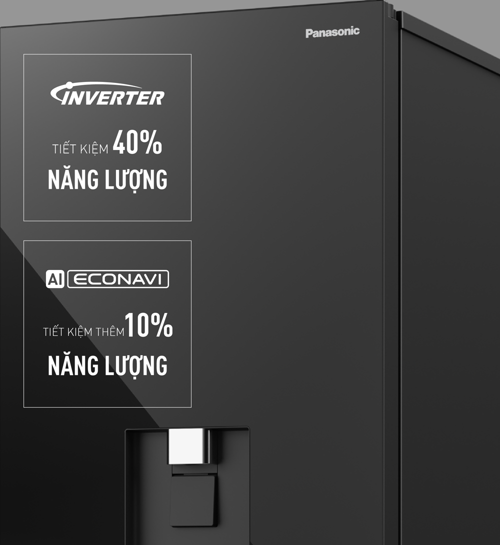 Tủ lạnh Panasonic Inverter 300 lít NR-BV331WGKV