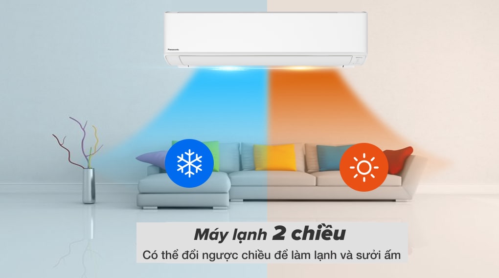 Điều hòa Panasonic Inverter 18000 BTU 2 chiều YZ18XKH-8 gas R-32