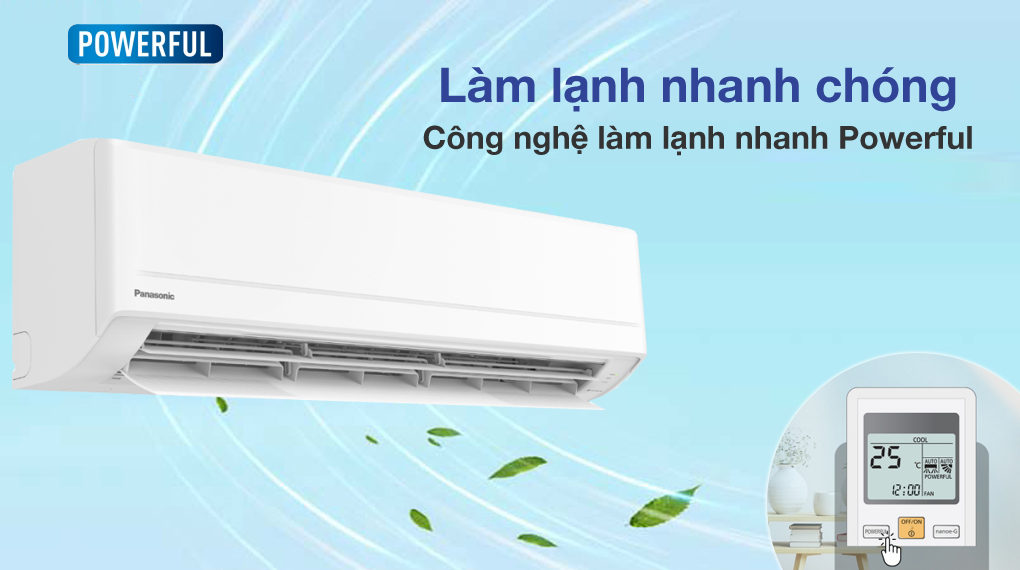 Điều hòa Panasonic 24000 BTU 1 chiều CU/CS-N24XKH-8M gas R-32