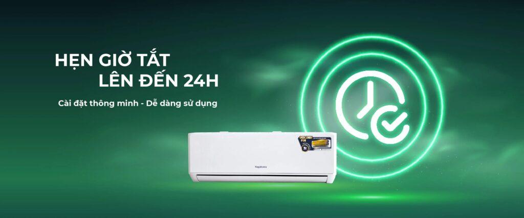 Điều hoà Nagakawa 9000 BTU 1 chiều NS-C09R2T30 gas R-32