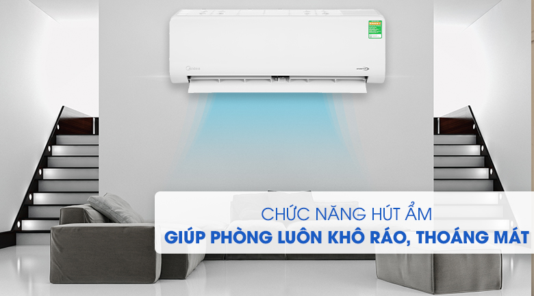 Điều hòa MDV Inverter 9000 BTU 1 chiều MDVG-10CRDN8 gas R-32