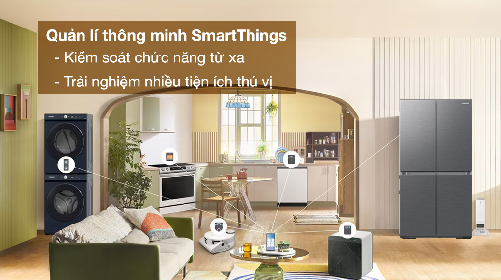 Tủ lạnh Samsung Inverter 649 lít RF59C700ES9/SV