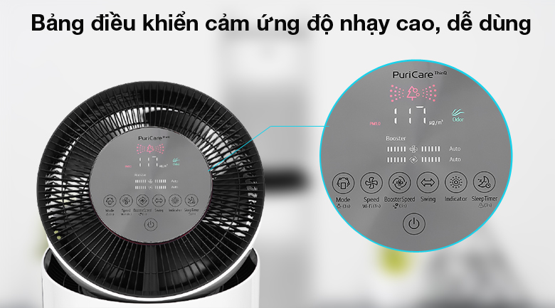 Máy lọc không khí LG PuriCare AS10GDWH0 Safeplus 2 tầng