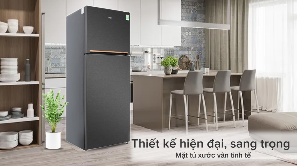 Tủ lạnh Beko Inverter 422 lít RDNT470I50VK