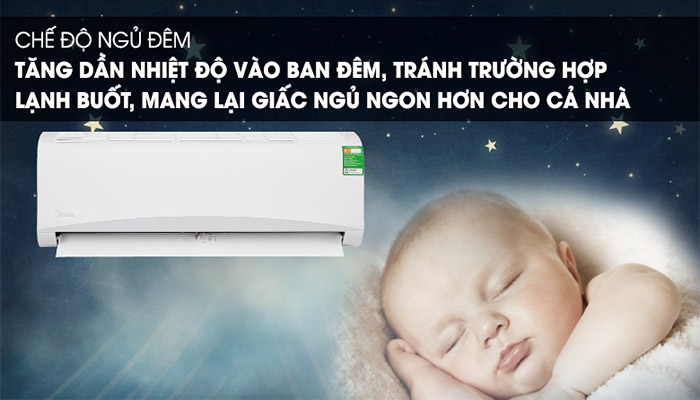 Điều hòa Midea 12000 BTU 1 chiều MSAFGII-13CRN8