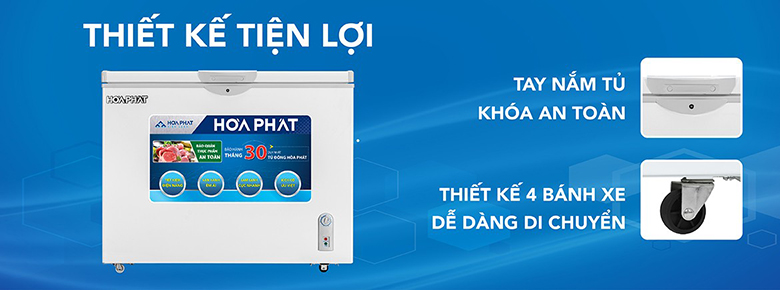 Tủ đông Funiki - Hòa Phát 1 ngăn 252 lít HCF-516S1Đ1