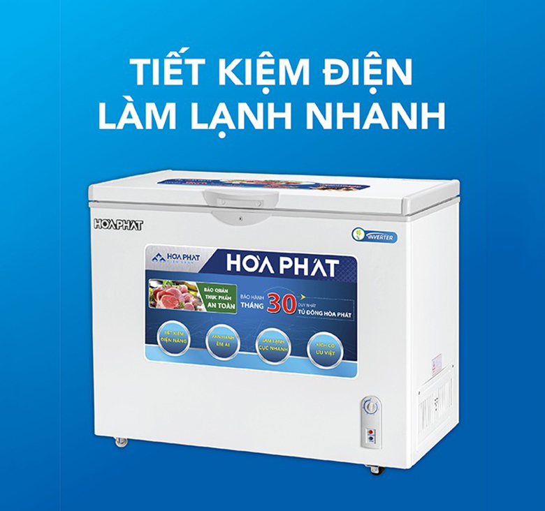 Tủ đông Funiki - Hòa Phát inverter 1 ngăn 525 lít HCFI-516S1Đ1