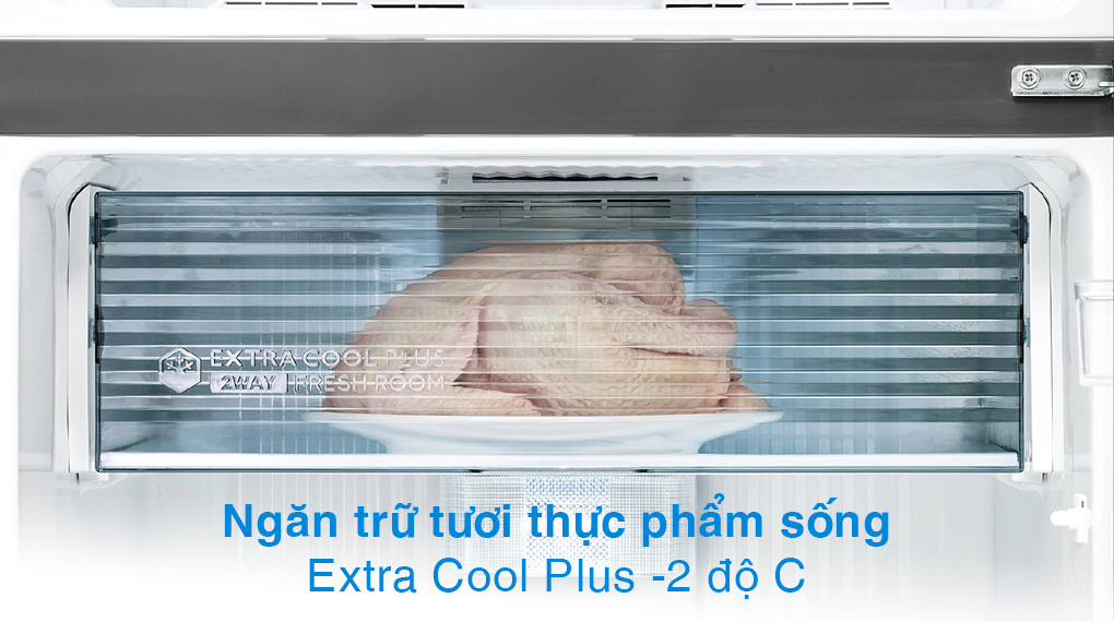 Tủ lạnh Sharp Inverter 382 lít SJ-XP382AE-DS