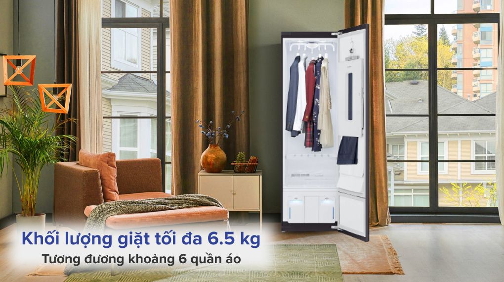 Tủ chăm sóc quần áo thông minh LG Styler Inverter 5 móc SC5MNR4G