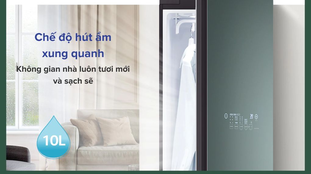 Tủ chăm sóc quần áo thông minh LG Styler Inverter 5 móc SC5MNR4G