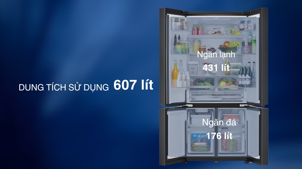 Tủ lạnh LG Inverter 607 lít Multi Door LFD61BLGA