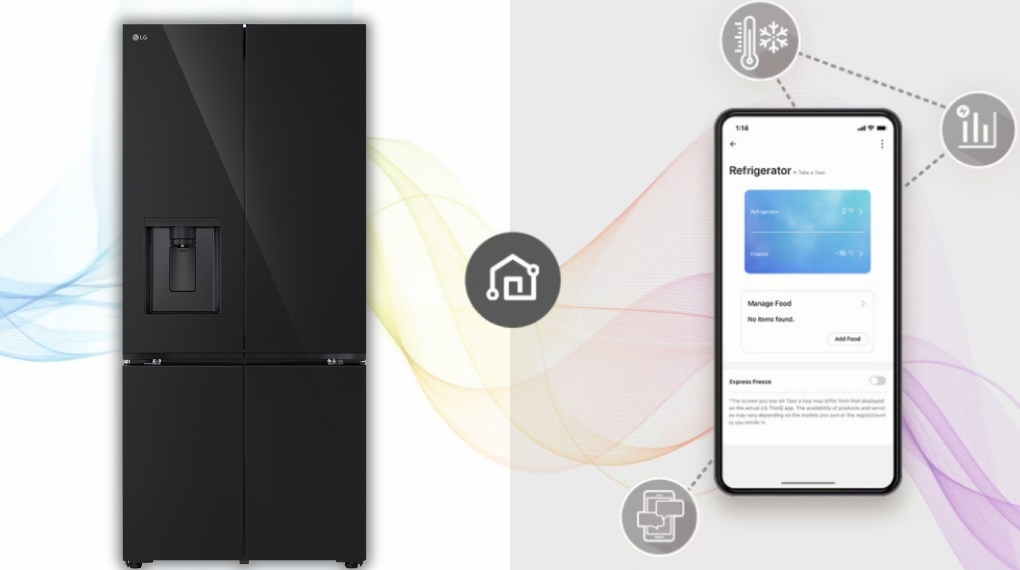 Tủ lạnh LG Inverter 607 lít Multi Door LFD61BLGA