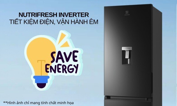 Tủ Lạnh Electrolux Inverter 335 Lít EBB3742M-H