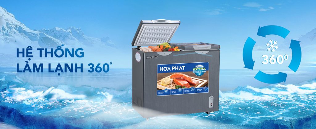 Tủ đông Hòa Phát 205 Lít HCF 506 S2Đ2SH/ HPF BD6205G