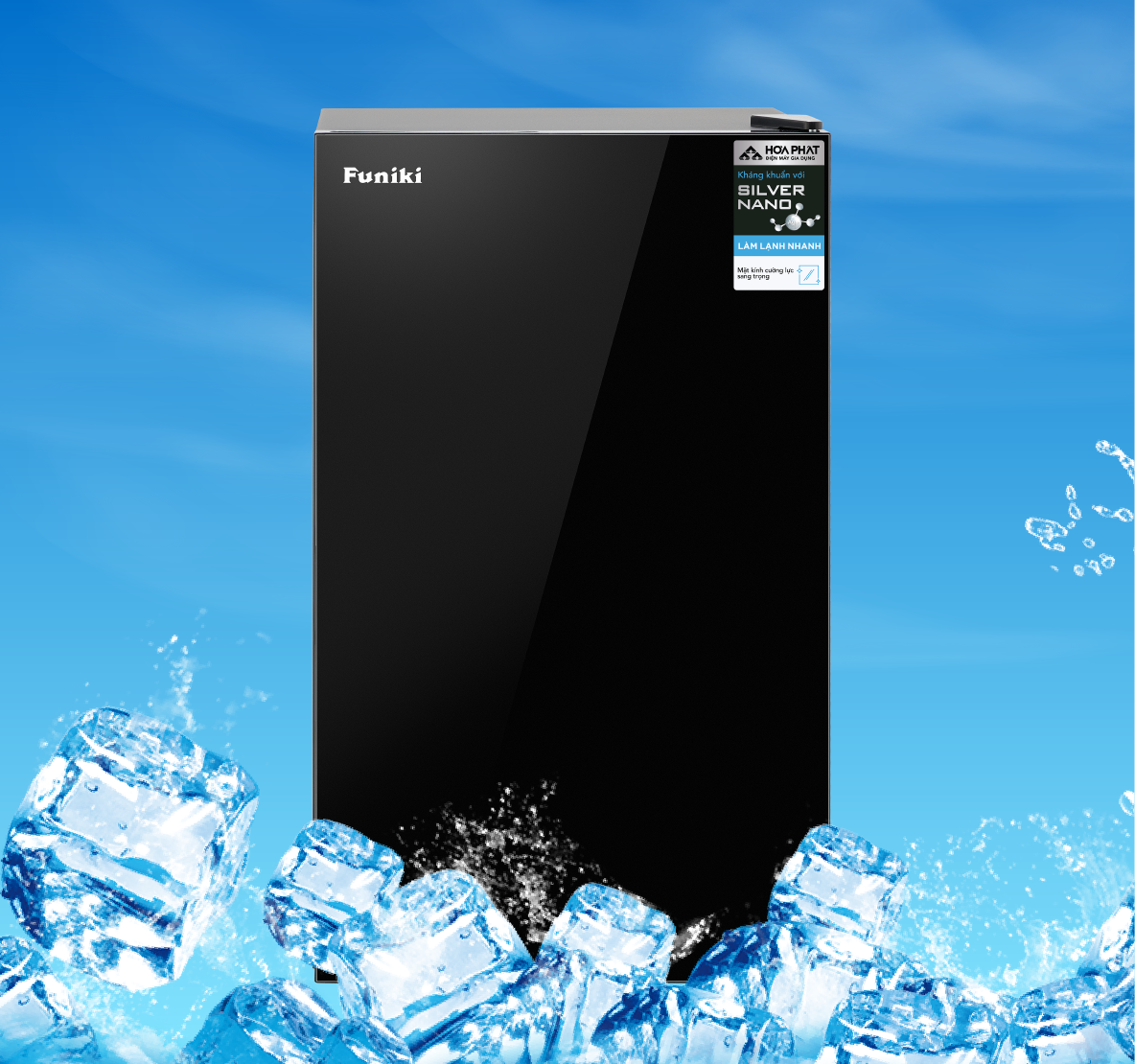 Tủ lạnh mini cánh kính HR S690GB