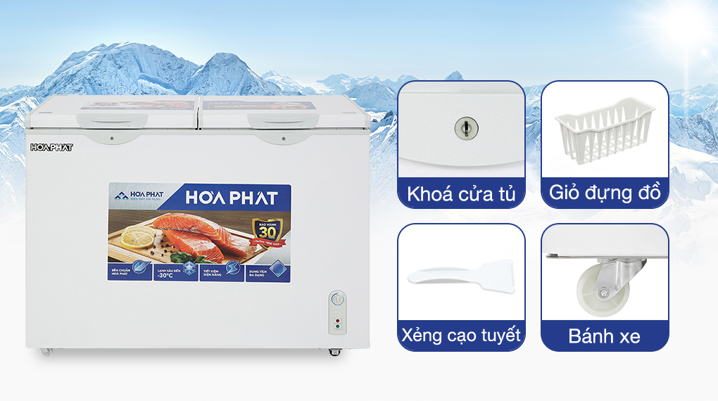 Tủ đông Hòa Phát 271 Lít HCF 656S2N2/ HPF BN6271