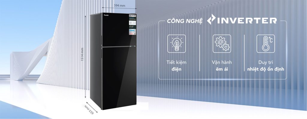 Tủ lạnh Funiki Inverter 286 lít HR T8286GB