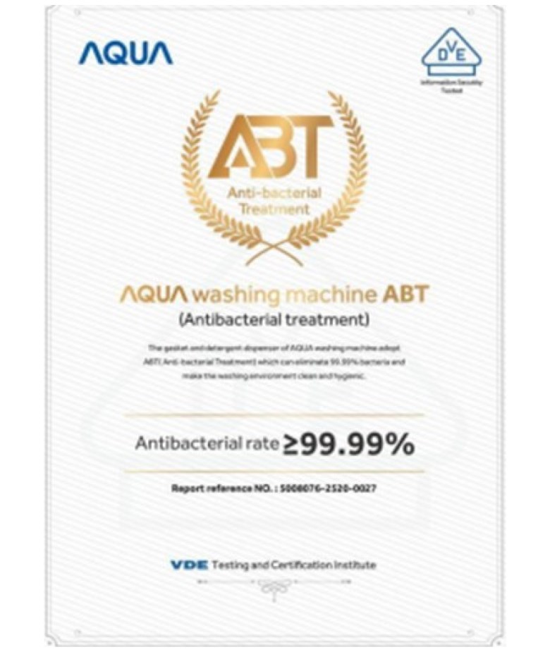 Máy giặt Aqua Inverter 10 kg AQW-DR100JT BK