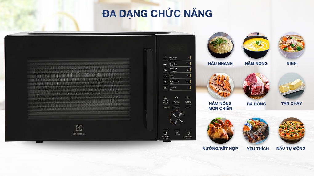 Lò vi sóng có nướng Electrolux EMG23D22B 23 lít