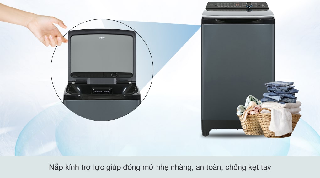 Máy giặt Aqua 12 kg AQW-FR120HT BK