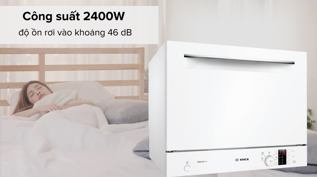 Máy rửa bát 6 bộ để bàn Bosch SKS62E32EU