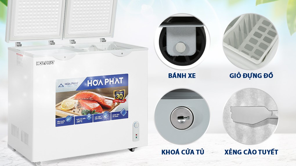 Tủ đông Hòa Phát 205 Lít HCF 506S2Đ2/ HPF BD6205