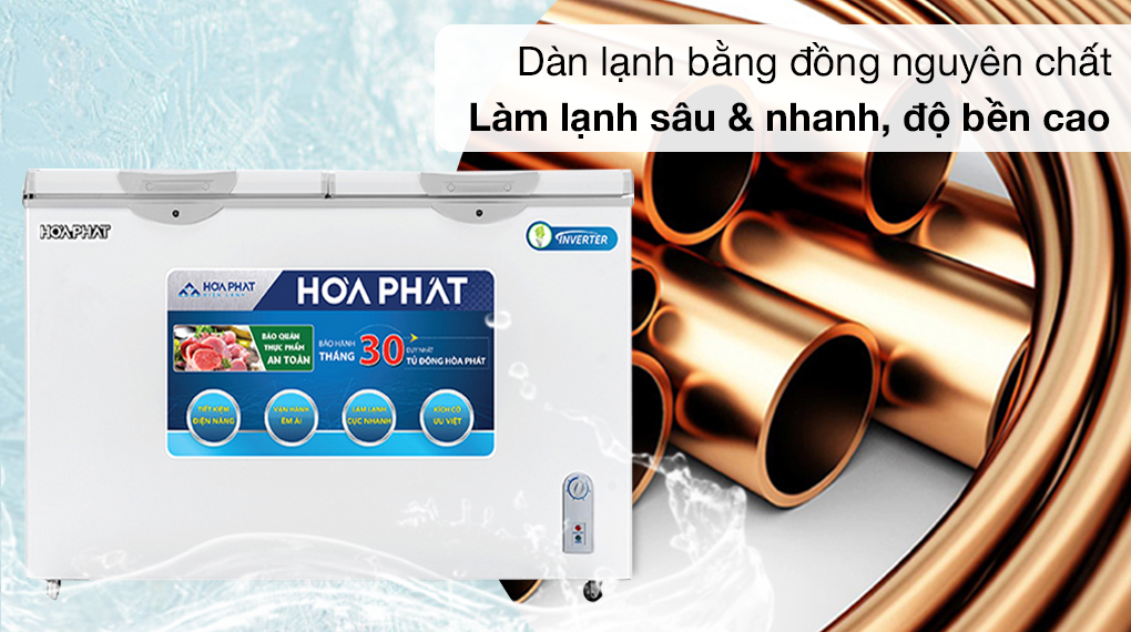 Tủ đông Hòa Phát 271 lít HCFI 656 S2Đ2 /HPF BD8271