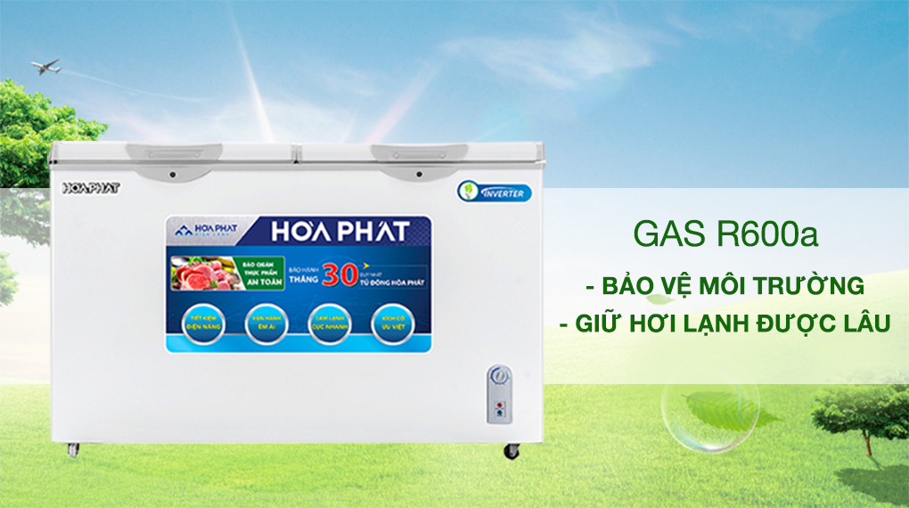 Tủ đông Hòa Phát 352 lít HCFI 666S1Đ2