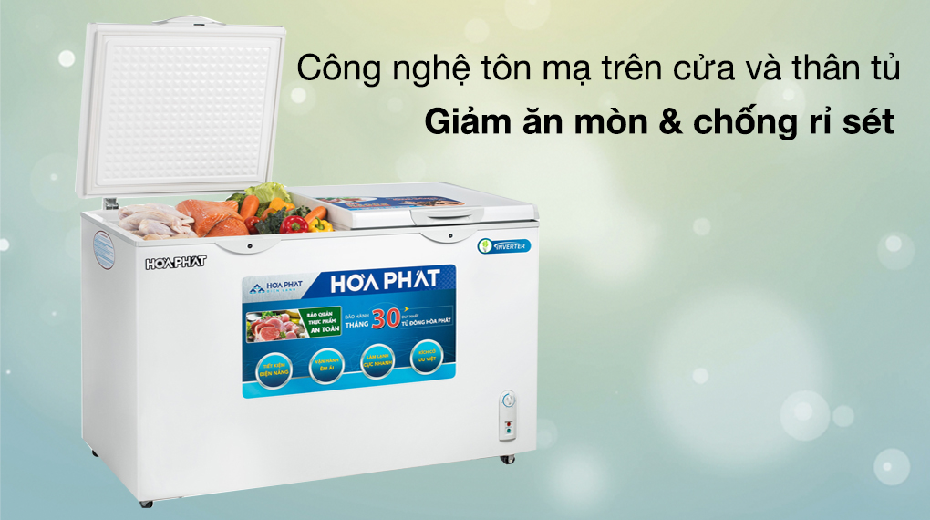 Tủ đông Hòa Phát 352 lít HCFI 666S1Đ2