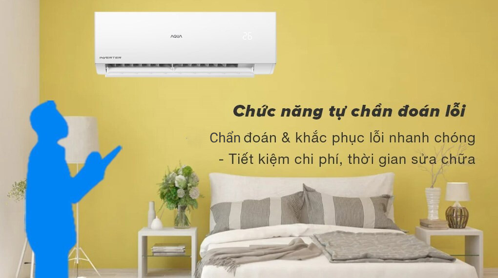 Điều hòa AQUA 1 chiều Inverter 2HP-17.500BTU AQA-RV18QE