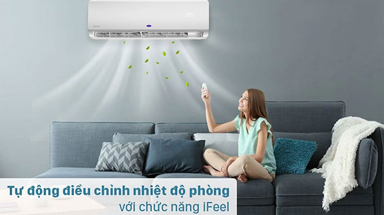 Điều hòa Carrier 2 chiều Inverter 42HIT012/38HIT012