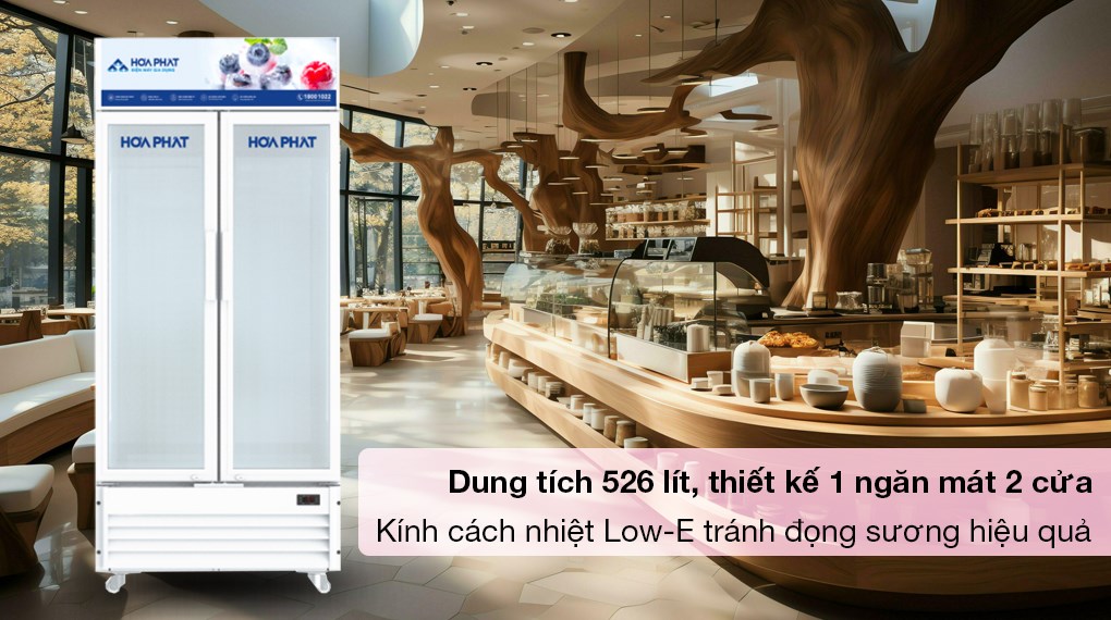 Tủ mát Hòa Phát 526 lít HSR D6526