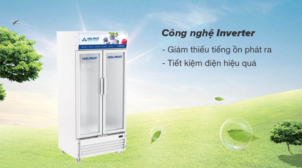 Tủ mát Hòa Phát Inverter 526 lít HSR D8526