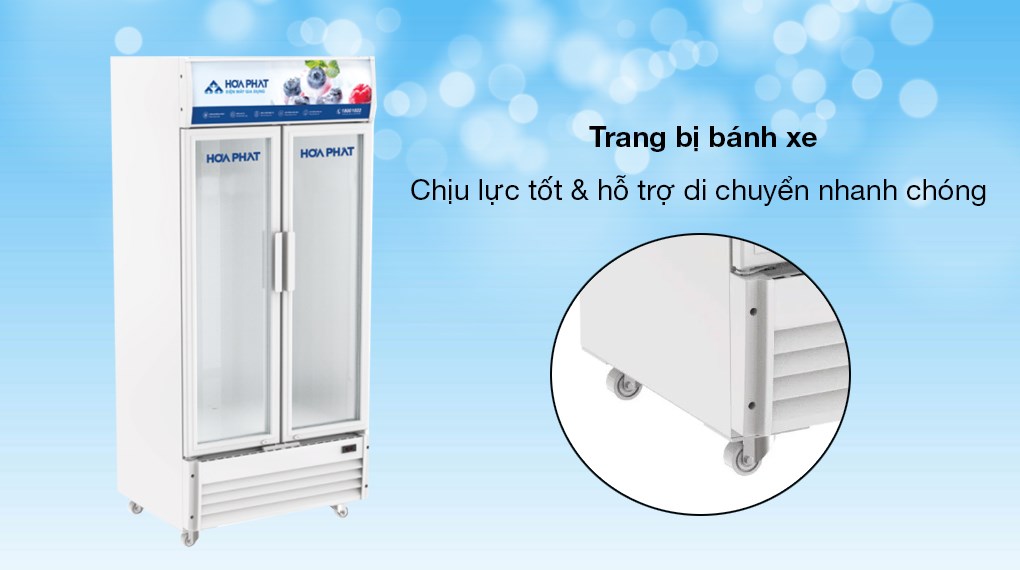 Tủ mát Hòa Phát Inverter 526 lít HSR D8526