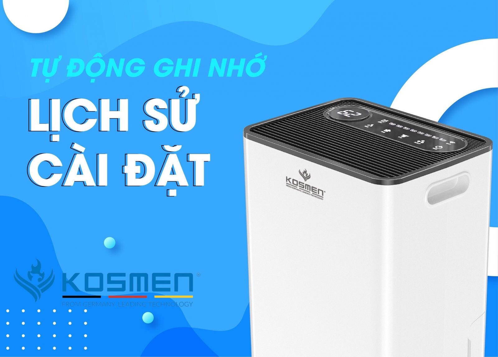 Máy hút ẩm Kosmen KM-60S